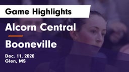 Alcorn Central  vs Booneville  Game Highlights - Dec. 11, 2020