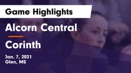 Alcorn Central  vs Corinth  Game Highlights - Jan. 7, 2021