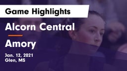 Alcorn Central  vs Amory  Game Highlights - Jan. 12, 2021