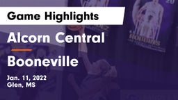 Alcorn Central  vs Booneville  Game Highlights - Jan. 11, 2022