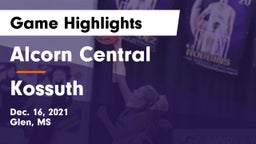 Alcorn Central  vs Kossuth  Game Highlights - Dec. 16, 2021