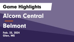 Alcorn Central  vs Belmont Game Highlights - Feb. 23, 2024