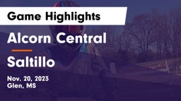 Alcorn Central  vs Saltillo  Game Highlights - Nov. 20, 2023