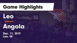 Leo  vs Angola  Game Highlights - Dec. 11, 2019