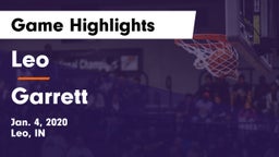 Leo  vs Garrett  Game Highlights - Jan. 4, 2020