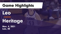 Leo  vs Heritage  Game Highlights - Nov. 4, 2021