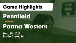 Pennfield  vs Parma Western  Game Highlights - Dec. 15, 2023