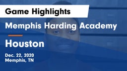 Memphis Harding Academy vs Houston  Game Highlights - Dec. 22, 2020