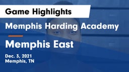 Memphis Harding Academy vs Memphis East Game Highlights - Dec. 3, 2021