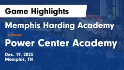 Memphis Harding Academy vs Power Center Academy Game Highlights - Dec. 19, 2023