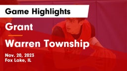 Grant  vs Warren Township  Game Highlights - Nov. 20, 2023