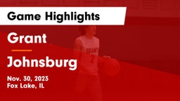 Grant  vs Johnsburg  Game Highlights - Nov. 30, 2023