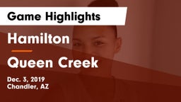 Hamilton  vs Queen Creek  Game Highlights - Dec. 3, 2019