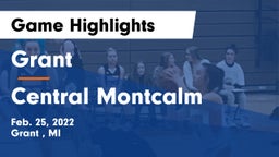 Grant  vs Central Montcalm  Game Highlights - Feb. 25, 2022
