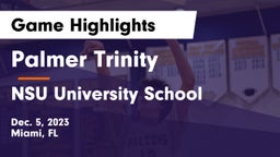 Palmer Trinity  vs NSU University School  Game Highlights - Dec. 5, 2023