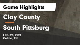 Clay County  vs South Pittsburg  Game Highlights - Feb. 26, 2021