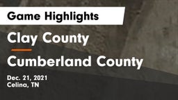 Clay County  vs Cumberland County  Game Highlights - Dec. 21, 2021