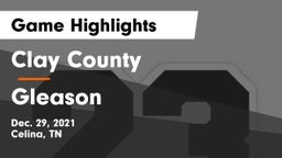 Clay County  vs Gleason  Game Highlights - Dec. 29, 2021