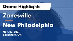 Zanesville  vs New Philadelphia  Game Highlights - Nov. 22, 2023