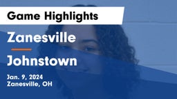 Zanesville  vs Johnstown  Game Highlights - Jan. 9, 2024
