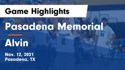 Pasadena Memorial  vs Alvin  Game Highlights - Nov. 12, 2021