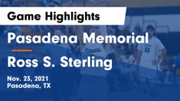 Pasadena Memorial  vs Ross S. Sterling  Game Highlights - Nov. 23, 2021