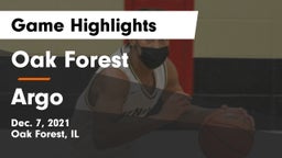 Oak Forest  vs Argo  Game Highlights - Dec. 7, 2021