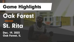 Oak Forest  vs St. Rita  Game Highlights - Dec. 19, 2023