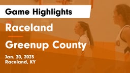 Raceland  vs Greenup County  Game Highlights - Jan. 20, 2023