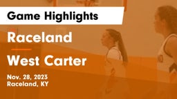 Raceland  vs West Carter  Game Highlights - Nov. 28, 2023
