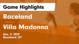 Raceland  vs Villa Madonna  Game Highlights - Dec. 9, 2023