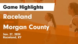 Raceland  vs Morgan County  Game Highlights - Jan. 27, 2024