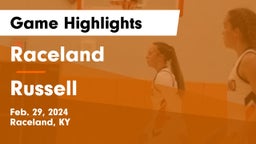 Raceland  vs Russell  Game Highlights - Feb. 29, 2024