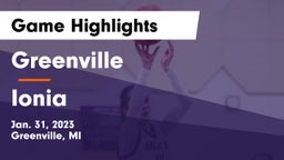 Greenville  vs Ionia  Game Highlights - Jan. 31, 2023