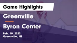 Greenville  vs Byron Center  Game Highlights - Feb. 10, 2023