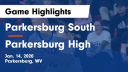 Parkersburg South  vs Parkersburg High Game Highlights - Jan. 14, 2020
