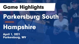 Parkersburg South  vs Hampshire  Game Highlights - April 1, 2021