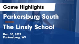 Parkersburg South  vs The Linsly School Game Highlights - Dec. 30, 2023