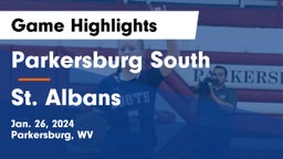 Parkersburg South  vs St. Albans  Game Highlights - Jan. 26, 2024
