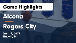 Alcona  vs Rogers City Game Highlights - Jan. 12, 2023