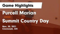 Purcell Marian  vs Summit Country Day Game Highlights - Nov. 30, 2021