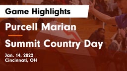Purcell Marian  vs Summit Country Day Game Highlights - Jan. 14, 2022