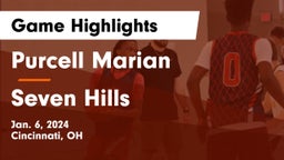 Purcell Marian  vs Seven Hills  Game Highlights - Jan. 6, 2024