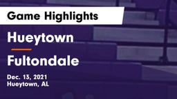 Hueytown  vs Fultondale  Game Highlights - Dec. 13, 2021