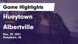 Hueytown  vs Albertville  Game Highlights - Dec. 29, 2021