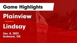 Plainview  vs Lindsay  Game Highlights - Jan. 8, 2022