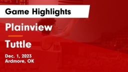 Plainview  vs Tuttle  Game Highlights - Dec. 1, 2023