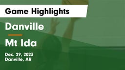 Danville  vs Mt Ida Game Highlights - Dec. 29, 2023