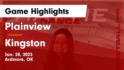Plainview  vs Kingston  Game Highlights - Jan. 28, 2023