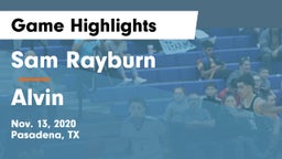 Sam Rayburn  vs Alvin  Game Highlights - Nov. 13, 2020